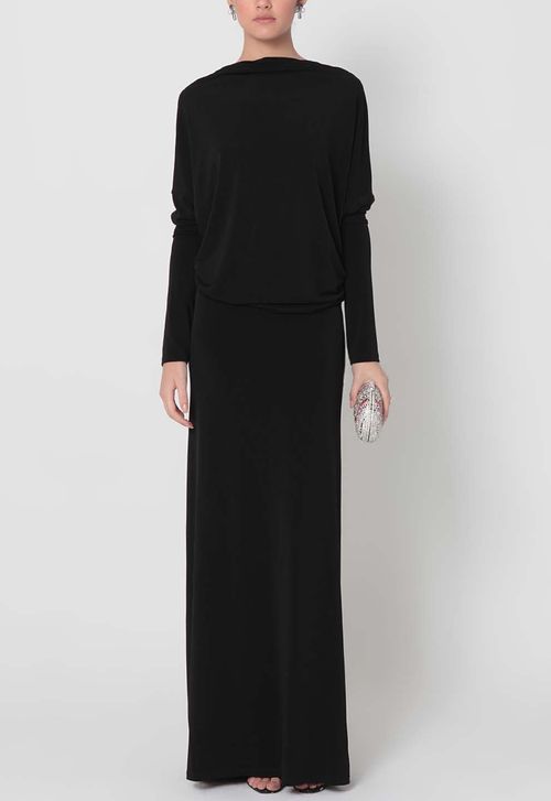 Vestido Blink longo Powerlook - preto