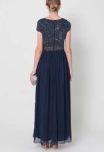 Vestido Prince longo Adrianna Papell marinho