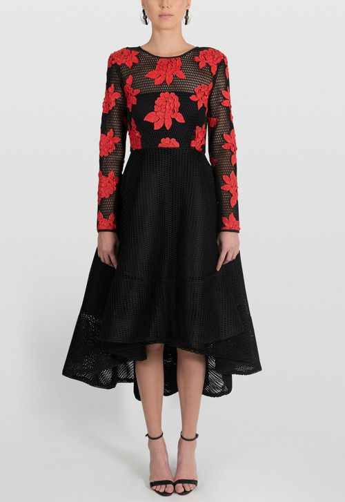 Vestido Lou midi Powerlook - preto