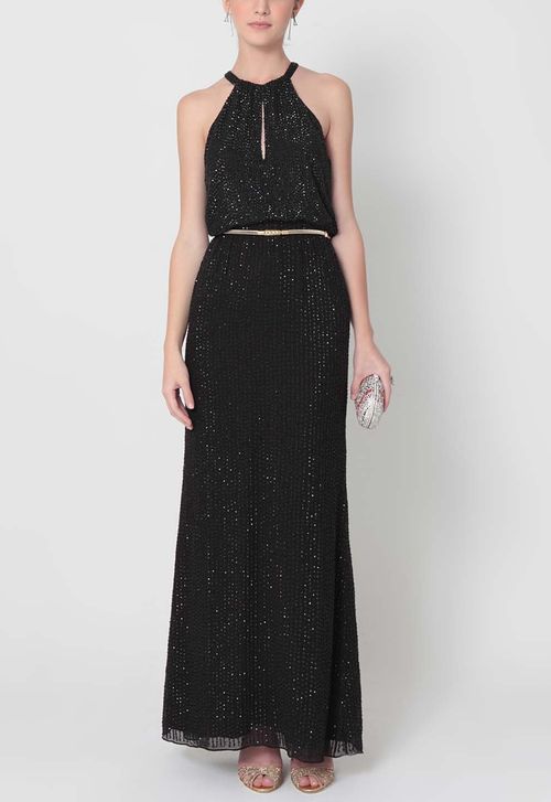Vestido Ruby longo Powerlook - preto