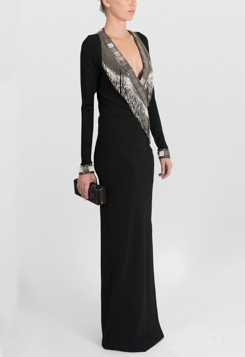 vestido-lunatic-longo-transpassado-de-franjas-mixed-preto
