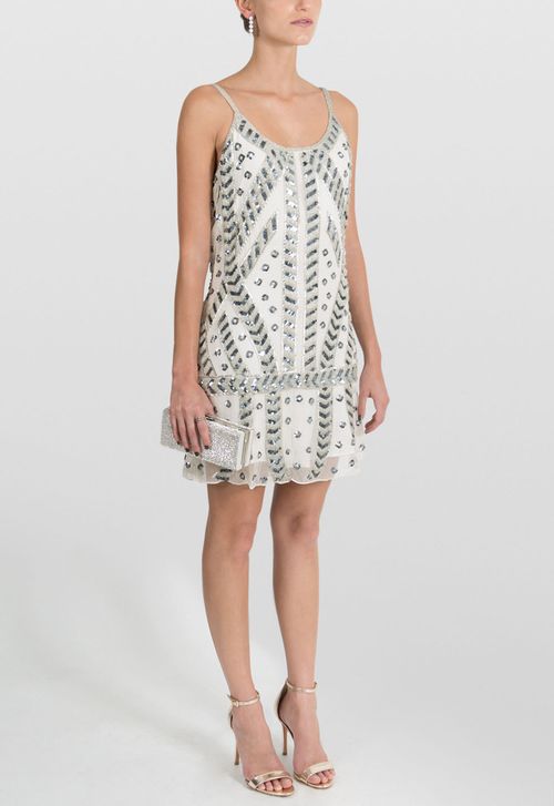 Vestido Tailândia curto Powerlook - branco