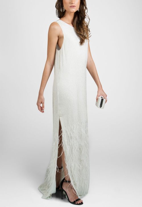 Vestido Filipinas longo Powerlook - branco