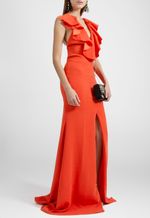 vestido-berta-longo-frente-unica-com-babados-e-fenda-marcelo-quadros-laranja