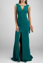 vestido-melanie-longo-com-fenda-frontal-marcelo-quadros-verde