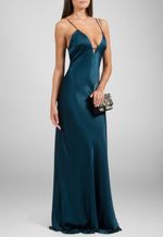 vestido-florida-longo-de-seda-powerlook-verde