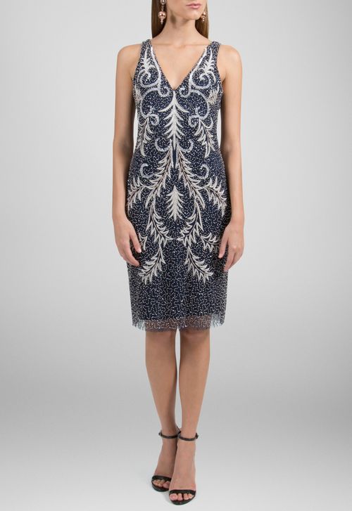 Vestido Mabelle curto Powerlook - azul