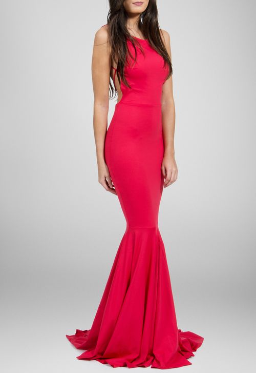 Vestido Candy longo Powerlook - vermelho