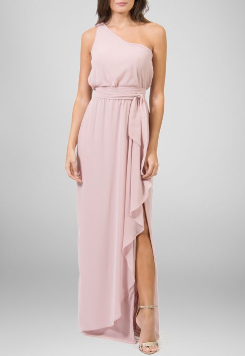 Vestido Lana longo Powerlook - rose