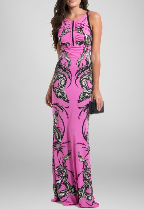 Vestido Cindy longo Roberto Cavalli - estampado (disponível apenas na loja Freguesia)