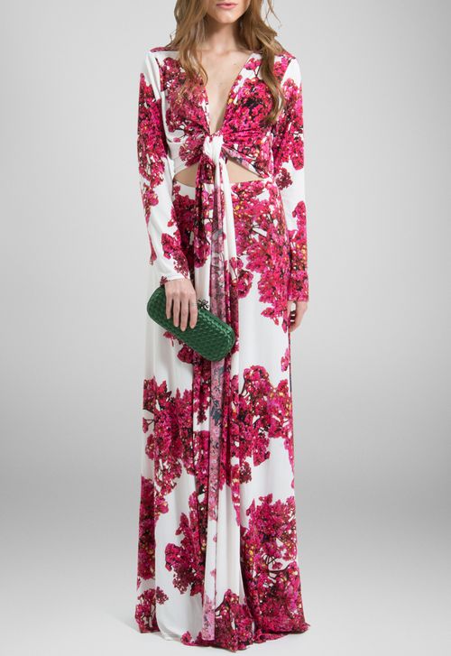 Vestido Érica longo Powerlook - estampado (disponível apenas na loja Niterói)