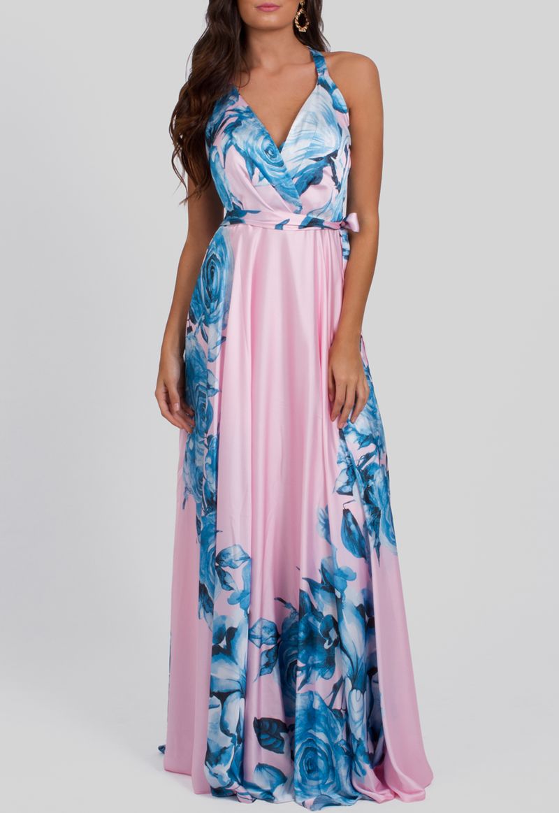 vestido-lina-longo-de-cetim-floral-powerlook-rosa-estampado