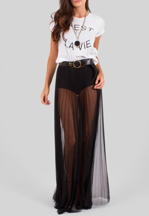 Saia Anita Powerlook - preta