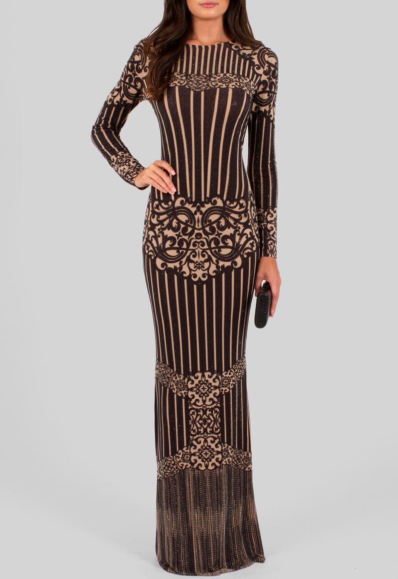vestido-giane-longo-com-aplicacao-de-pedrinhas-na-malha-powerlook-nude-e-preto
