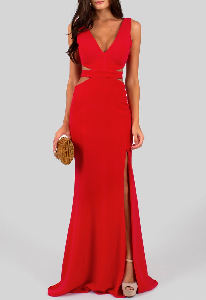 vestido-vivi-longo-com-recortes-na-cintura-e-fenda-powerlook-vermelho