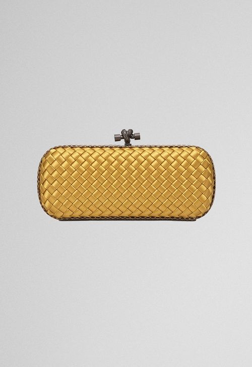 Clutch Baguete grande Powerlook - dourado