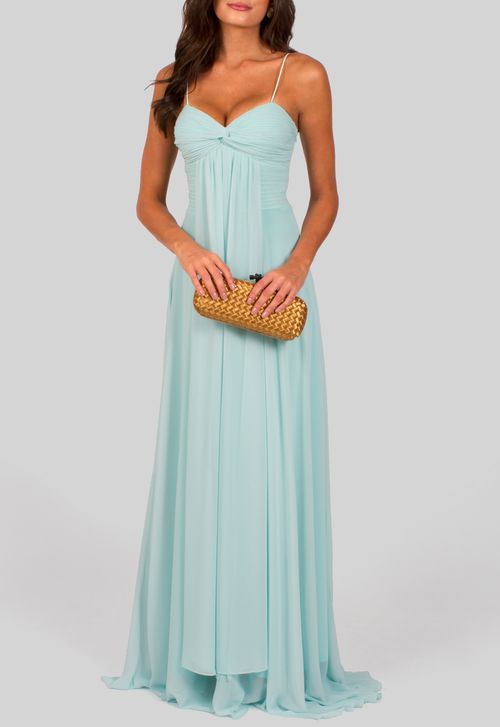 Vestido Pisa longo Powerlook - azul