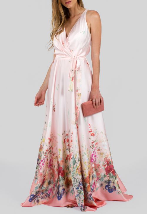 Vestido Atlanta longo Powerlook - rosa