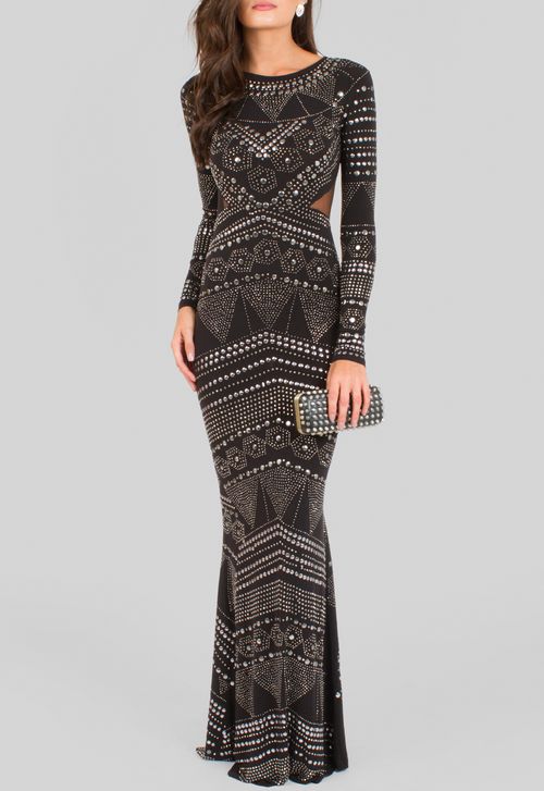 Vestido Marbelha longo Powerlook - preto