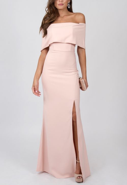Vestido Cloe longo Powerlook - rosa