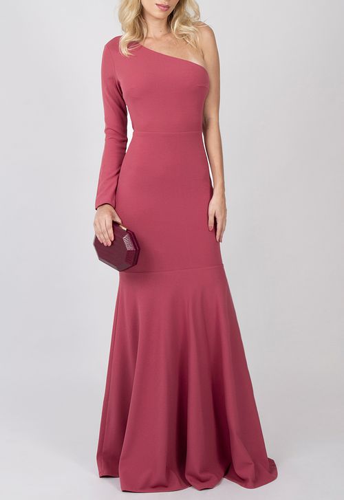 Vestido Helga longo Powerlook - rosa