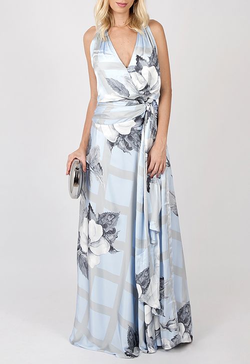 Vestido Petúnia longo Powerlook - estampado