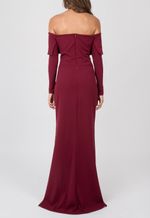 vestido-gleice-longo-powerlook-marsala