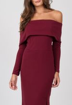 vestido-gleice-longo-powerlook-marsala