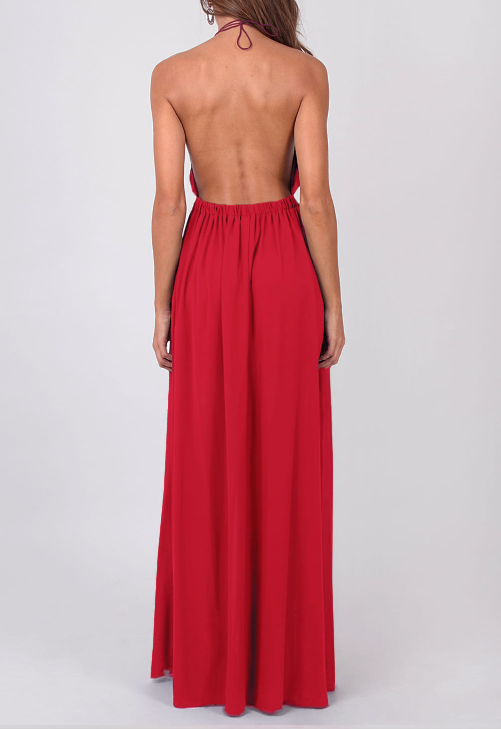 Vestido San Diego longo Powerlook - vermelho - Aluguel de Vestidos Online |  PowerLook