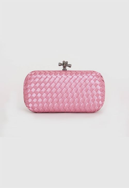 Clutch Baguete média Powerlook - rosa