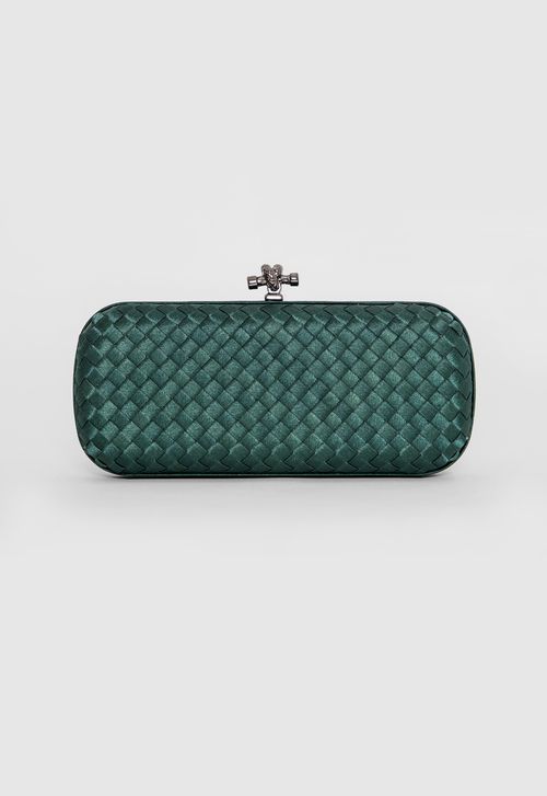 Clutch Baguete grande Powerlook - verde esmeralda
