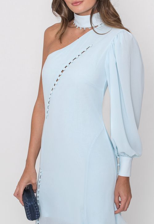 Vestido Sweet longo Fabulous Agilitá - azul