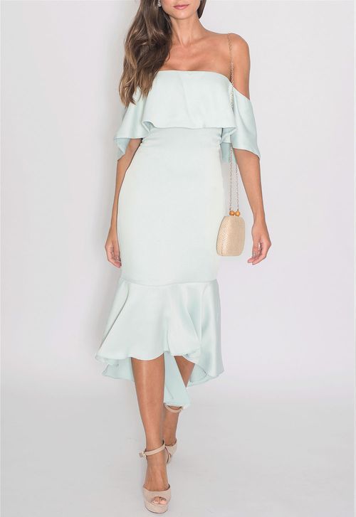 Vestido Tuane midi Powerlook - verde