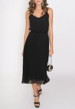Vestido-Anastacia-longo-plissado-PowerLook-preto