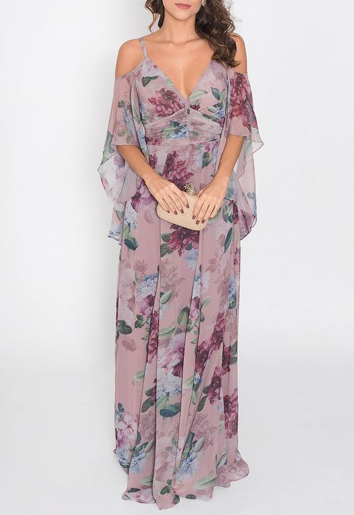 Vestido Willow longo Powerlook - lilás