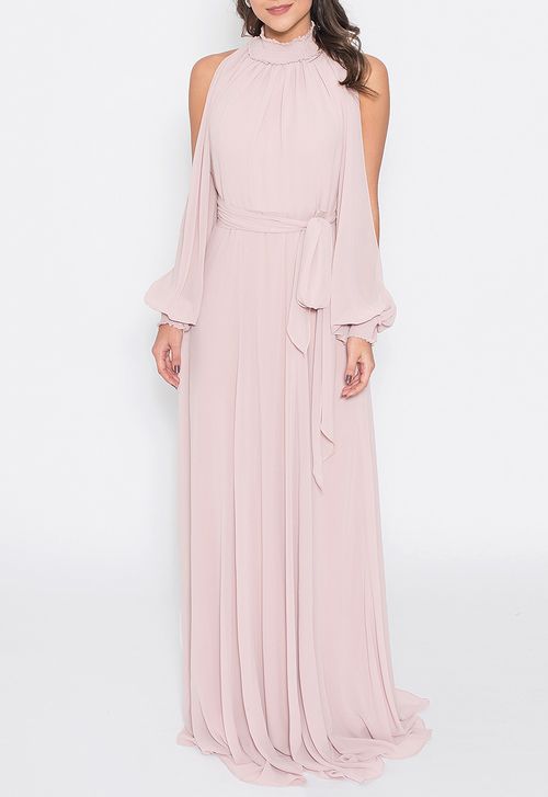 Vestido Fay longo Powerlook - rose
