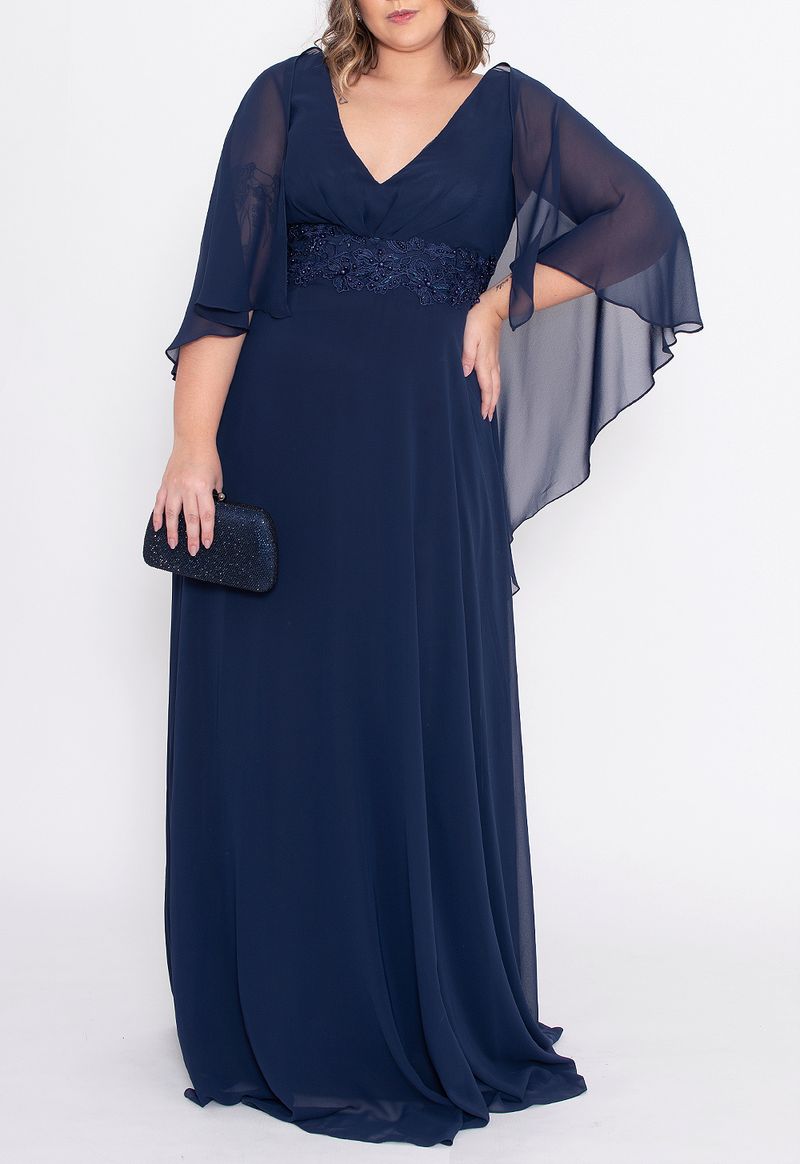 vestido-mafalda-longo-powerlook-marinho