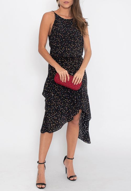 Vestido Ciele midi Ateen - estampado