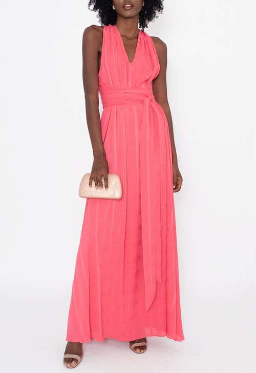 Vestido Noa longo Powerlook - rosa | Miami Store: One size - $120.00