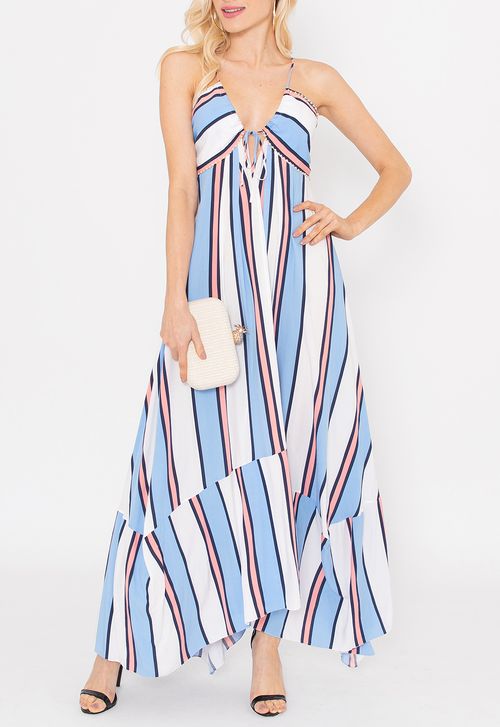 Vestido Hemera longo Martu - estampado