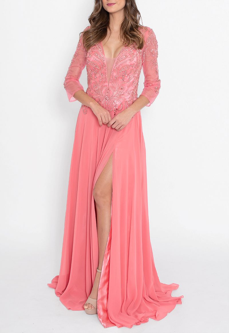 vestido-taina-longo-powerlook-coral