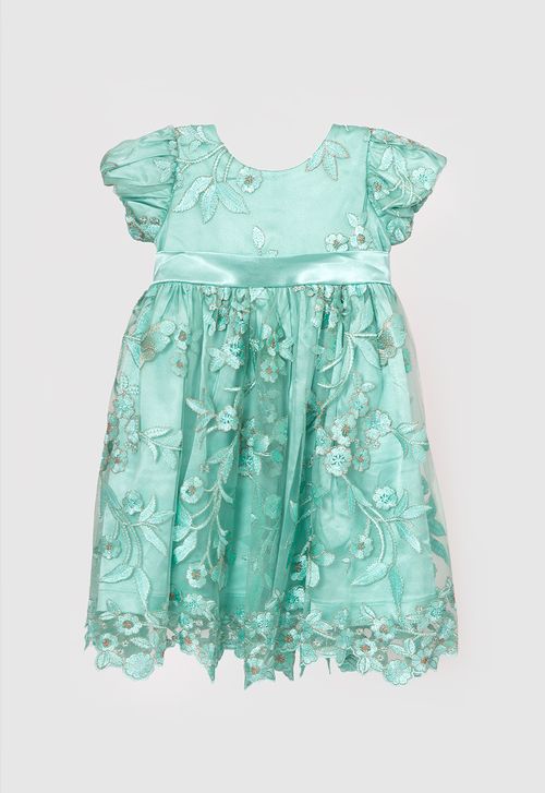 Vestido Debbie infantil Powerlook - verde