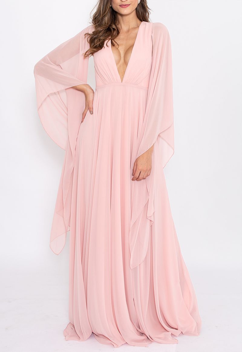 vestido-clarin-longo-powerlook-rosa