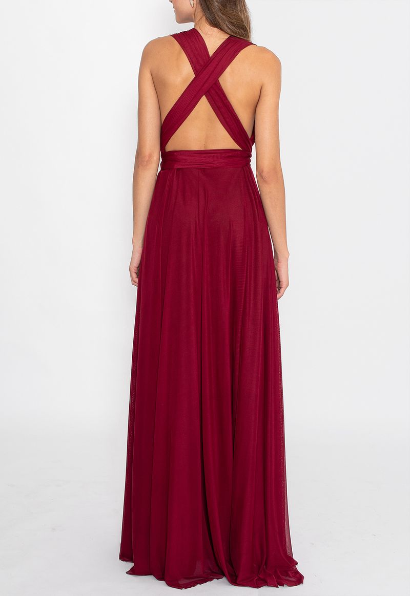 vestido-sana-longo-powerlook-marsala