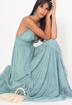 Vestido-Mandy-longo-Unity-Seven-verde