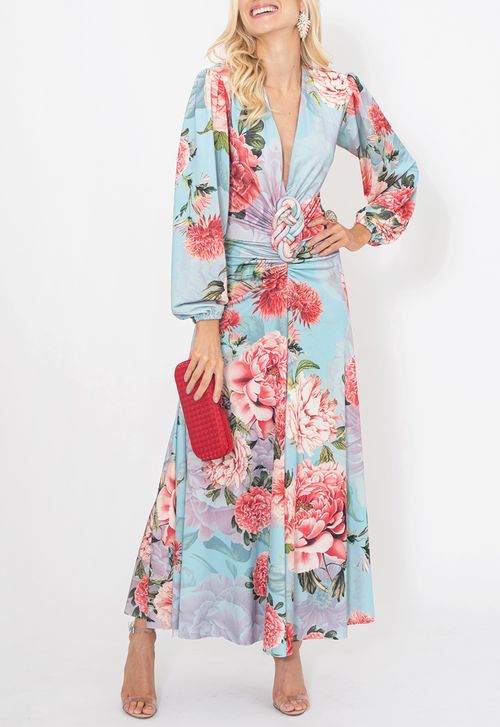 Vestido Isadora midi Unity Seven - estampado