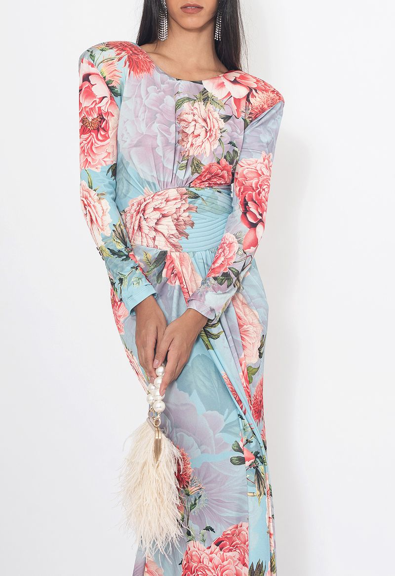 Vestido-Rosana-longo-Unity-Seven-estampado