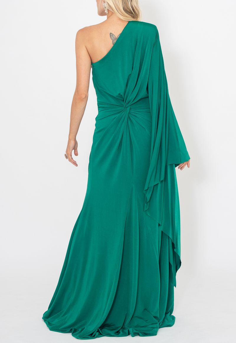 Vestido-Yasmin-longo-Unity-Seven-verde