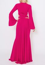 Vestido-Sabrina-longo-Unity-Seven-rosa