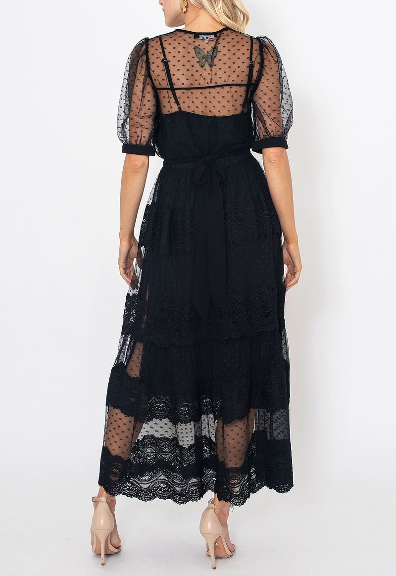Vestido-Marieta-midi-Amissima-preto
